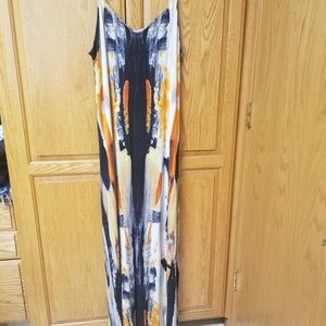 Maxi dress in cotton